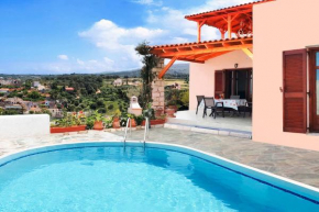 Villa Sunset with stunning sea view, kids area and hammocks on roof terrace